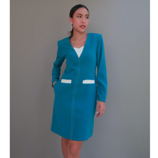 MAVE เดรส รุ่น Milla Dress Suit Aqua Green