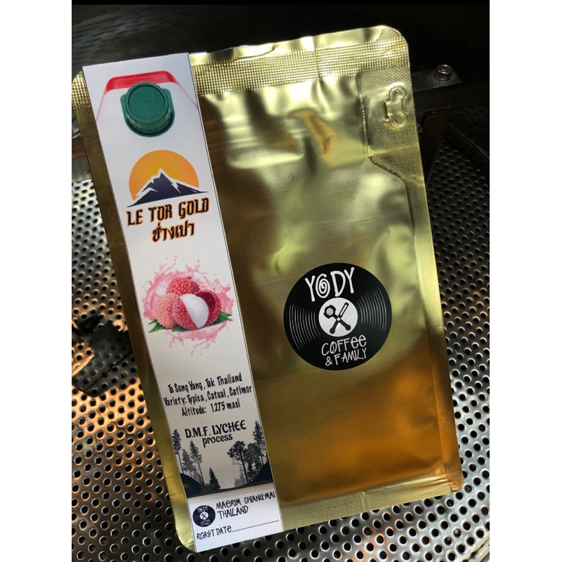 🇹🇭ช่างเปา เลอ ตอ โกลด์ DMF Lychee ลิ้นจี่ process Yody Coffee เมล็ดกาแฟอาราบิก้าคั่วกลาง ขนาด Le Tor