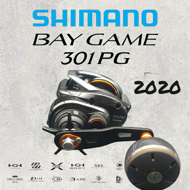 รอกจิ๊กกิ่งทรงหยดน้ำ SHIMANO BAY GAME 301PG