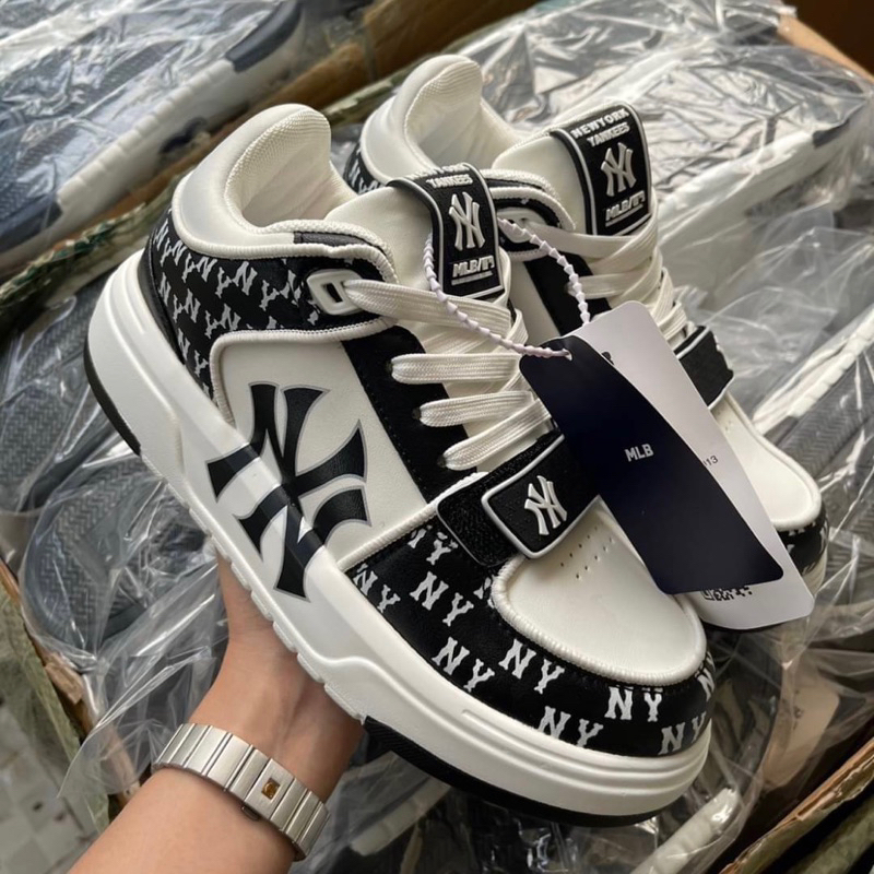 🔥มาใหม่🔥 รองเท้าผ้าใบ MLB รุ่นฮิต Unisex ใส่ได้ทั้งผู้หญิงและผู้ชาย 📌พร้อมกล่อง