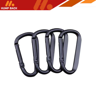คาราบิเนอร์ CARABINER ตะขอเหล็ก สำหรับแขวนเปล รับน้ำหนักได้ 800kg