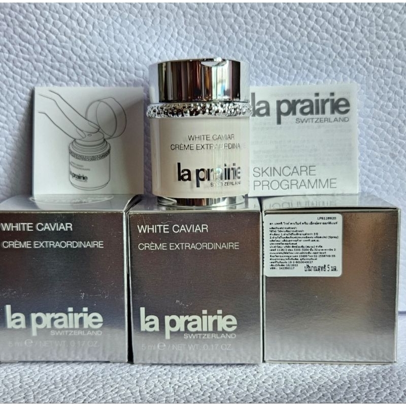 La Prairie White Caviar Crème Extraordinaire 5ml ฉลากไทย