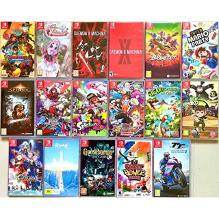 แผ่นเกม Nintendo Switch มือสอง (Group) / Sapatoon / sphinx / daemon x machina / mario  / atelier / blazblue / rime