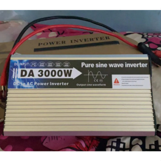 2023 ใหม่ จอแสดงผลดิจิตอลอัจฉริยะ อินเวอร์เตอร์ 3000W รุ่น12v/24v อินเวอร์เตอร์เพียวซายเวฟ inverter pure sine wave