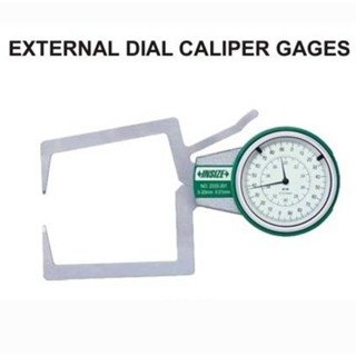 ไดอัลคาลิปเปอร์เกจวัดนอก 0-20มม External Dial Caliper Gage 0-20mm INSIZE 2333-201 อินไซส์