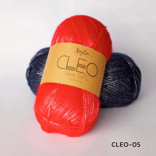 ไหมพรม NingSiri CLEO Silver Soft ครีโอ ซิลเวอร์ ซอฟท์