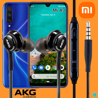 หูฟัง สมอลทอล์ค Xiaomi AUX In-Ear เสี่ยวมี่ อินเอียร์ เสียงดี เบสหนัก สายผ้าถัก เล่น-หยุดเพลง-เพิ่ม-ลดระดับเสียง Mi A3