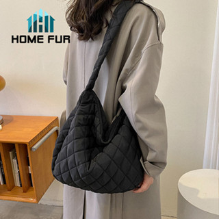 Home Fur ✿ กระเป๋าเจนนี่รุ่นฮิต!! กระเป๋าสะพายไหล่ สะพายข้าง คาดลำตัว แฟชั่นผ้าย่น สไตล์เกาหลี สินค้าพร้อมส่ง ✿