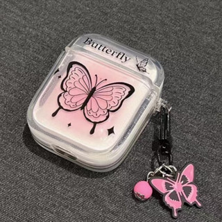 ✨ล่าสุด✨เคสแอร์พอด 2 1 pro2 Case for Airpods 3 pro y2k ผีเสื้อ เการป้องกันการตก ซิลิโคนนิ่ม Soft Case Airpod gen 3 2021