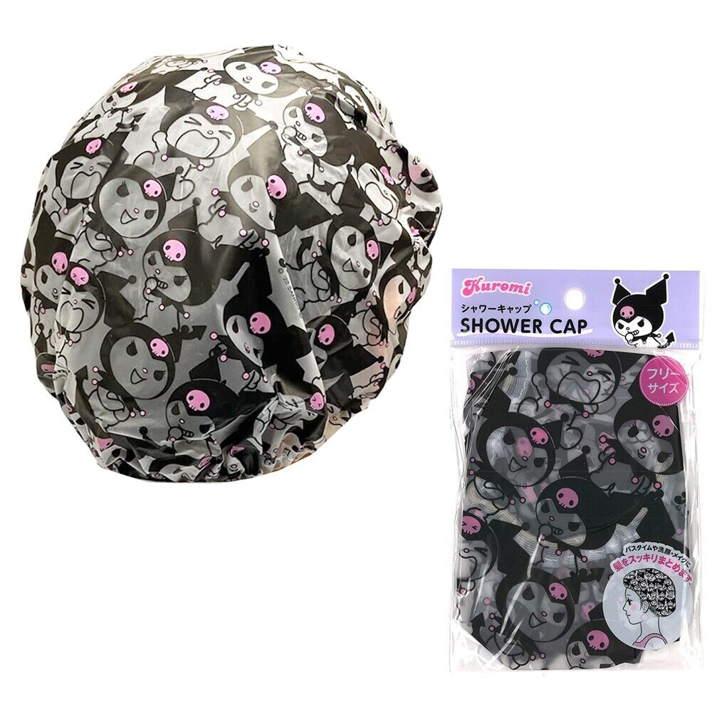 [NEW🔥] พร้อมส่ง หมวกอาบน้ำ Sanrio Shower Cap ลายซานริโอ้ คิตตี้ คุโรมิ  ลิขสิทธิ์เเท้จากญี่ปุ่น 🇯🇵 - รูปที่ 3