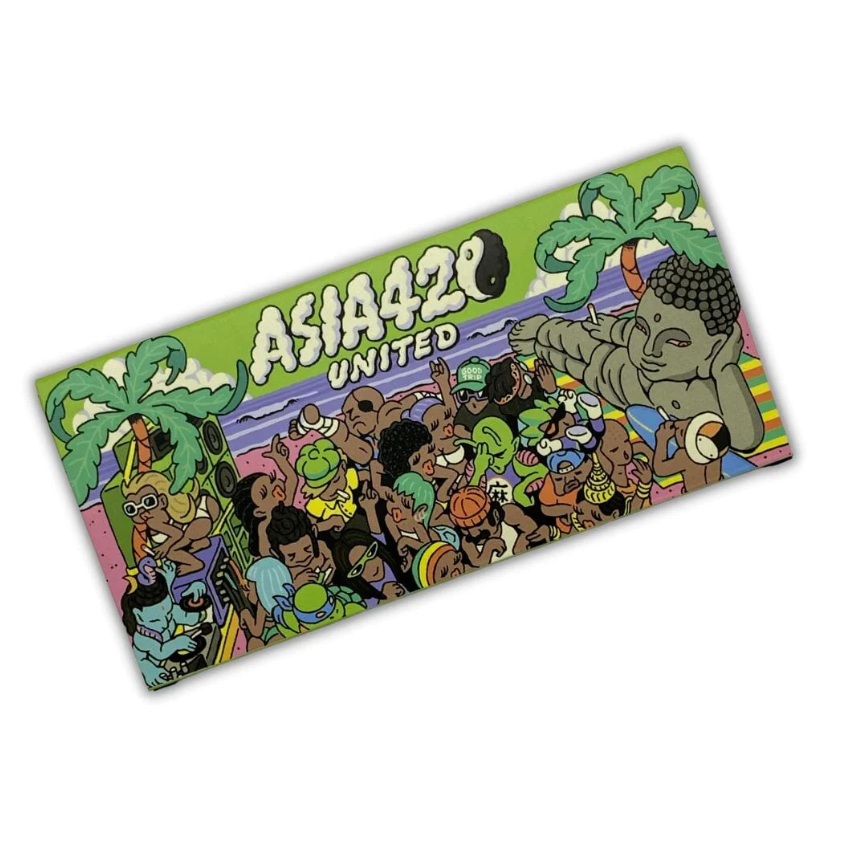 Asia420 United Rolling Paper กระดาษโรล+ก้นกรอง Green