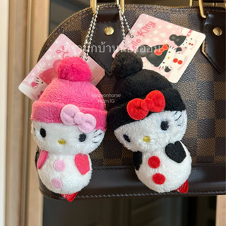 Hello Kitty Keychains Snowman Kitty, Sanrio 2010 พวงกุญแจคิตตี้ ตุ๊กตาคิตตี้