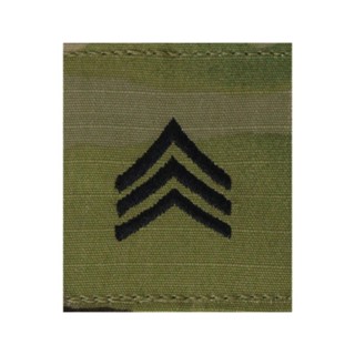 ❌️USA❌️ E-5 Sergeant MultiCam (OCP) RANK ติดตีนตุ๊กแก