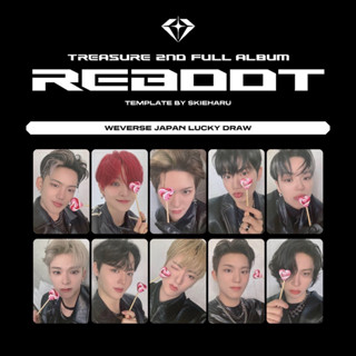 พร้อมส่ง TREASURE 🇯🇵 REBOOT แท้💯 PHOTOCARD BENEFIT WEVERSE JAPAN