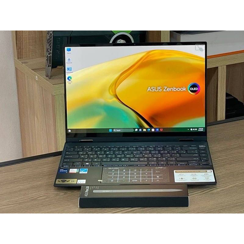Asus ZenBook 14 Flip OLED UP5401ZA i7-12700H SSD1TB RAM16GB จอทัส 2.8K OLED มือสองครบกล่อง ประกันศูน
