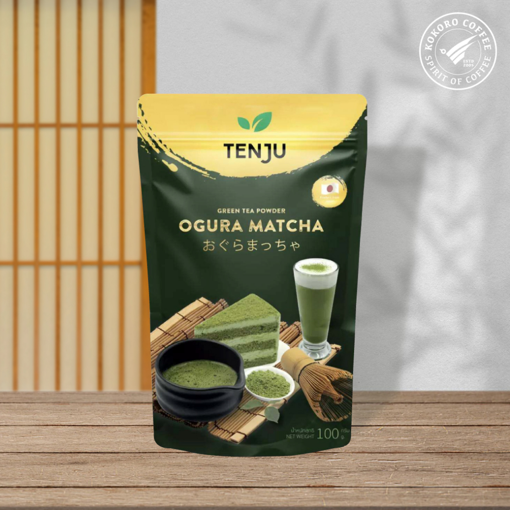 Tenju ผงชาเขียว มัทฉะ OGURA แท้ 100%🍃OGURA Matcha Green Tea Powder - ผงมัทฉะญี่ปุ่น ผงชาเขียวมัทฉะ โ