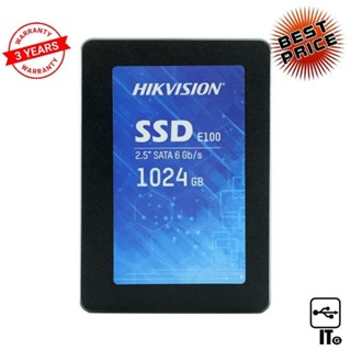 1 TB SSD SATA HIKVISION E100 ฮาร์ดดิส ฮาร์ดดิสก์ ฮาร์ดดิสก์ ssd ฮาร์ดดิสก์คอมพิวเตอร์ ประกัน 3Y