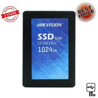 1 TB SSD SATA HIKVISION E100 ฮาร์ดดิส ฮาร์ดดิสก์ ฮาร์ดดิสก์ ssd ฮาร์ดดิสก์คอมพิวเตอร์ ประกัน 3Y