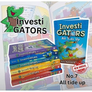 หนังสือชุด InvestiGATORS 7 เล่ม Comic Book หนังสือการ์ตูน ภาษาอังกฤษ แนวนักสืบ สำหรับเด็ก การ์ตูนเด็ก