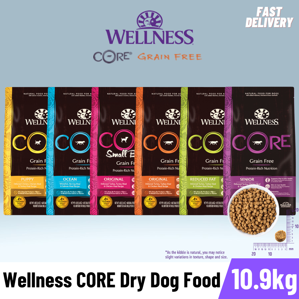 Wellness CORE Dry Dog Food อาหารสุนัขเกรดGrain-Free ขนาด 10-11.8Kg