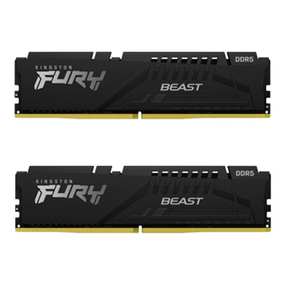 KINGSTON FURY BEAST(KF552C40BBK2-32) 32GB (16GBx2) DDR5 5200MHz RAM (หน่วยความจำ) /ประกันศูนย์ Synnex ตลอดอายุการใช้งาน