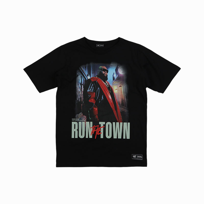 WARRIX เสื้อยืดคอกลม HIGH CLOUD T-SHIRT RUN THE TOWN (LA-231TSACL04)