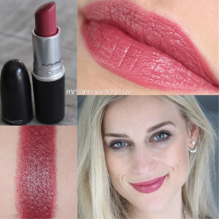 Beauty-Siam แท้ทั้งร้าน !! แบ่งขายลิปสติก MAC LIPSTICK สี MULL IT OVER ขนาด 0.25 G. แบ่งขายใส่กระปุก แถมแปรงทาลิปฟรี แท้