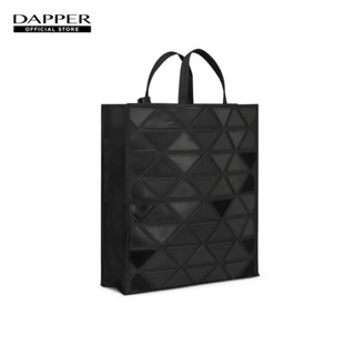 DAPPER กระเป๋าถือ DAPPER-RE Upcycled Leather Tote Bag สีดำ (BMTB1/1005SP)