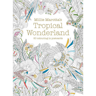 กล่องโปสการ์ด Tropical Wonderland ของ Millie Marotta: การ์ดสวยงาม 50 ใบสำหรับระบายสีในการ์ด