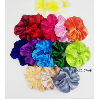 NK21​โดนัท​รัด​ผม​ หนังยาง​รัด​ผม​  ผ้ากำมะ​หยี  Velvet Scrunchies,Hair accessories