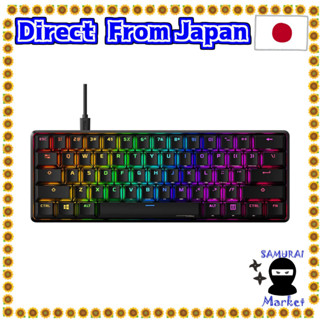 【Direct From Japan】 Hyperx Alloy Origins 60 Small RGB mechanical gaming keyboard 60%layout HYPERX Switch gamers Manufacturer 2-year warranty HKBO1S-RB-US/G (4P5N4AA#ABA)