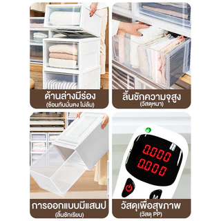 ROMOSS กล่องเก็บเสื้อผ้า ลิ้นชักเก็บของ ลิ้นชักเก็บเสื้อผ้า กล่องลิ้นชัก 1ช่อง