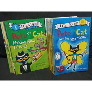 I can read : Pete The Cat 2️⃣7️⃣เล่ม อ่านง่ายใช้ได้จริง เนื้อหาสั้นๆ ภาพวาดคลาสสิค