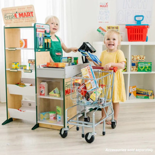 ซูเปอร์มาร์เก็ต Melissa &amp; Doug Fresh Mart Grocery Store