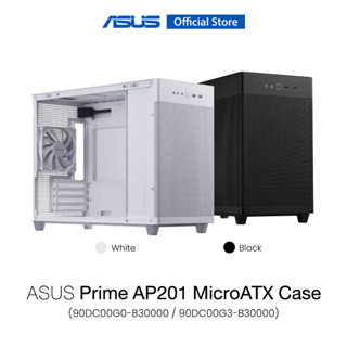 ASUS Prime AP201 MicroATX Casewith tool-free side panels and a quasi-filter mesh, with support for 360 mm coolers, graphics cards up to 338 mm long, and standard ATX PSUs.