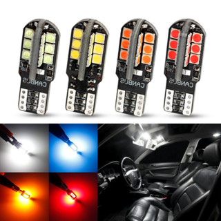 ไฟหรี่ ไฟเพดานรถ T10 24SMD 3030 แบบ CANBUS สว่างกว่าหลอดเดิมแน่นอน (1หลอด)