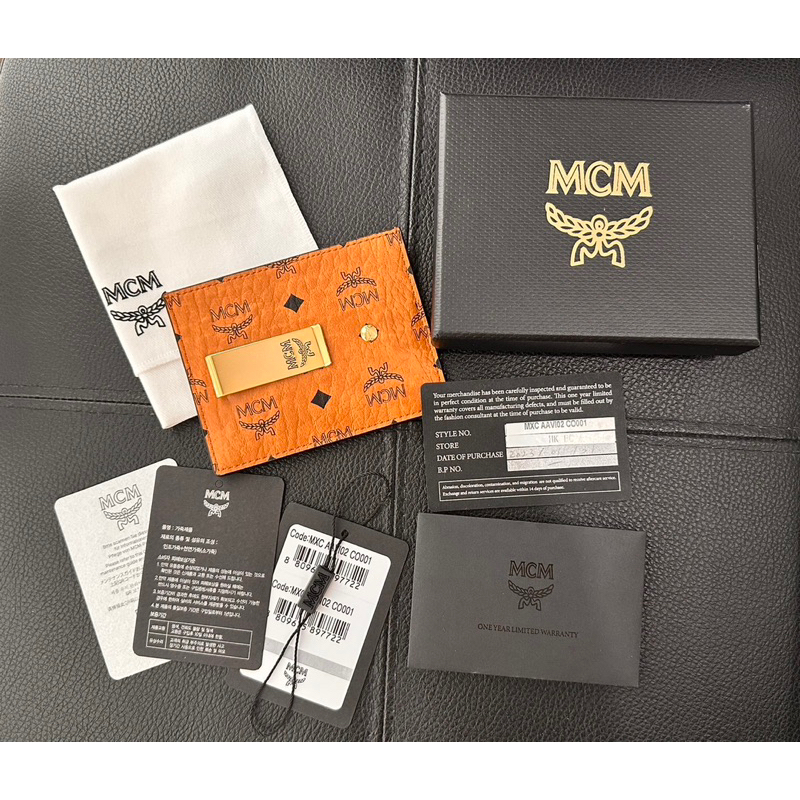 MCM money clipper & card holder มื่อหนึ่ง