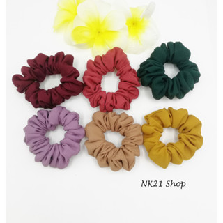 NK21 โดนัทรัดผม ไซส์มินิ หนังยางรัดผม  Mini Scrunchies,Scrunchies,Scrunchy,Hair accessories,Elastic hair tie