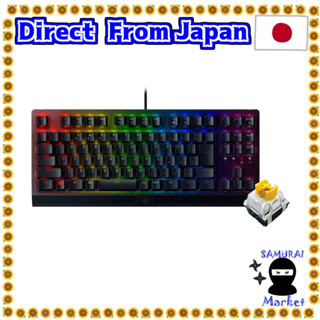 【Direct From Japan】 Razer Gaming Keyboard Tenkeyless Blackwidow V3 Tenkeyless JP -YELLOW Switch Mechanical Yellow Axis Clear Housing Chroma RGB High Durability Aluminum Top Plate Notes ABS Key Cap Japanese Language JP Signed ] RZ03-03491900-R3J1