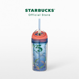 Starbucks 25TH Anniversary Muan Jai Cold Cup 12oz. ทัมเบลอร์สตาร์บัคส์พลาสติก ขนาด 12ออนซ์ A9001418