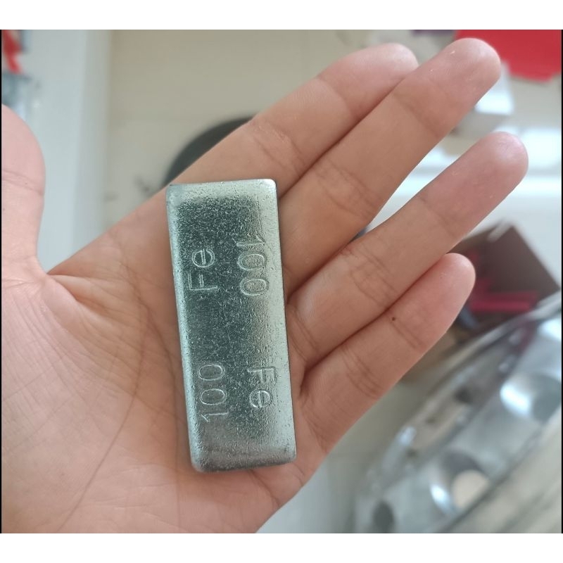 เหล็กถ่วงล้อรถบรรทุก รถบัส แบบแปะ ขนาด100 กรัม