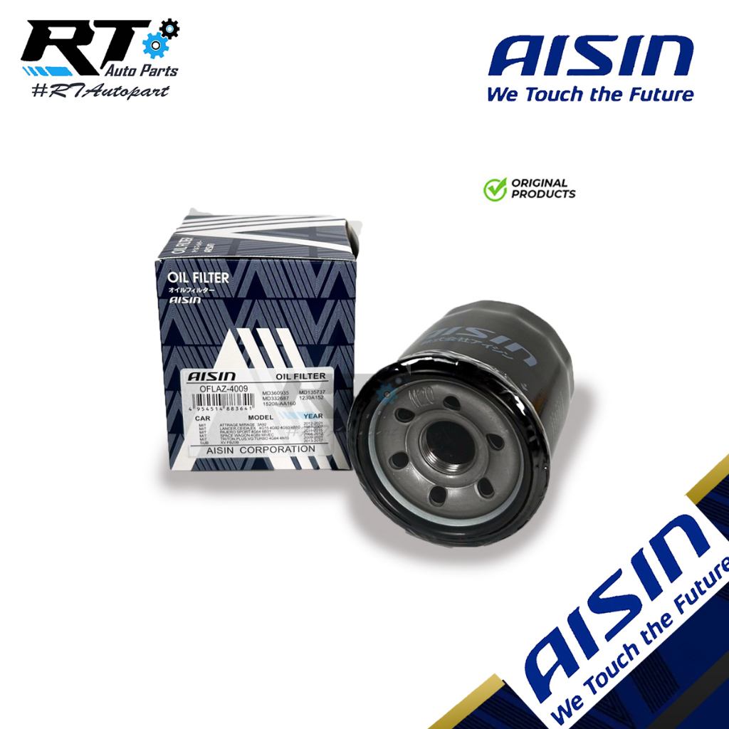 Aisin กรองน้ำมันเครื่อง Mitsubishi Mirage Attrage Cedia Ecar Triton เบนซิน Lancer Subaru XV  Xpander