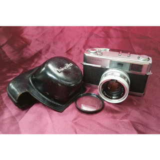 กล้องฟิล์ม minolta hi-matic 7 (ค.ศ.1963)  minolta hi-matic 7 film camera ฟิล์ม rangefinder 35mm โฟกัสด้วยมือ