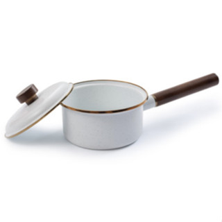 Barebones Enamel Sauce Pan - Eggshell