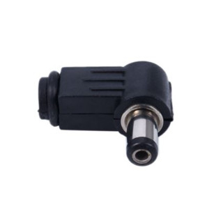 Jack DC Power Connector DC5.5*2.1*9mm. DC5521/25 Male Plug Right Angle L