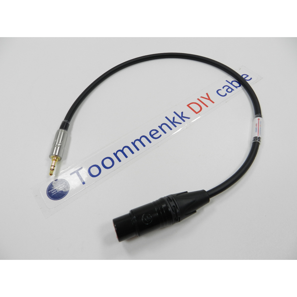 สายสัญญาณเสียงรุ่นกลาง Canare L-4E6S  XLR (Female) to Mini3.5 TRS Furukawa  (เข้าสายแบบ Balance 1/4 