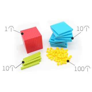 Base Ten Blocks ชุดนับจำนวนเลขฐานสิบ นับจำนวน บวก ลบ คูณ หาร – DIGITAL COGNITION