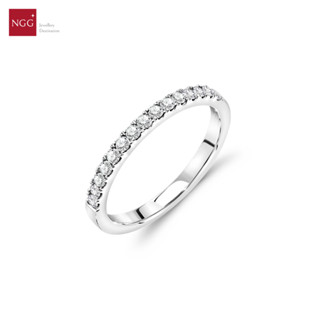 NGG Eternity Diamond 0.03 CT 18K White Gold Ring