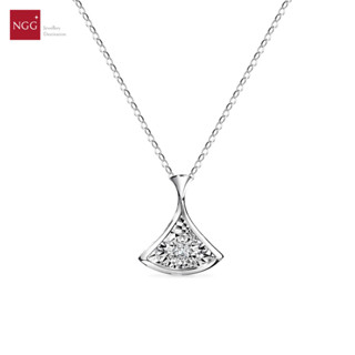 NGG Dancing Diamond 18K White Gold Diamond Necklace