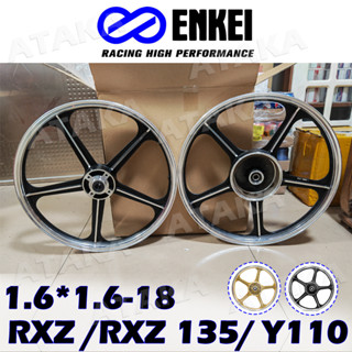 ENKEI ล้อแม็ก ลาย RXZ ล้อแม็ก ล้อแม็กยามาฮ่า RXZ/RXZ135/Y110 รุ่นดิสหน้า 1.6*1.6-18